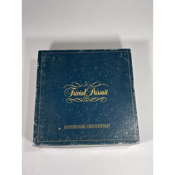 Trivial Pursuit Master Board Game Genus Edition Original Vintage 1981 Check Pict - Picture 1 of 10